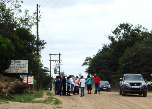 Zulu Village Entrance.